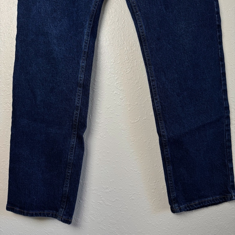 Wrangler Denim flex comfort regular fit jeans dark wash 32x32 - Picture 4 of 9